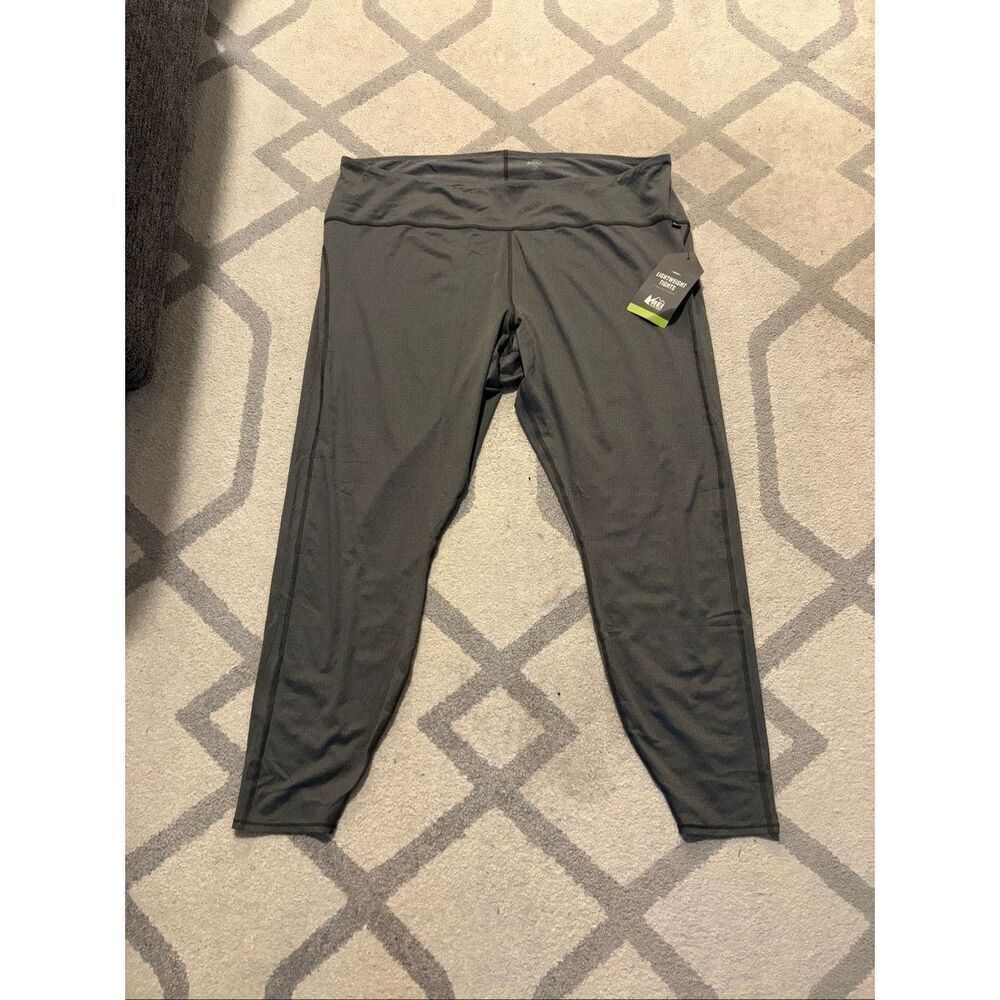 NWT REI Lightweight Tight Semi-Fitted Leggings Asphalt/CastleRock Size 2X
